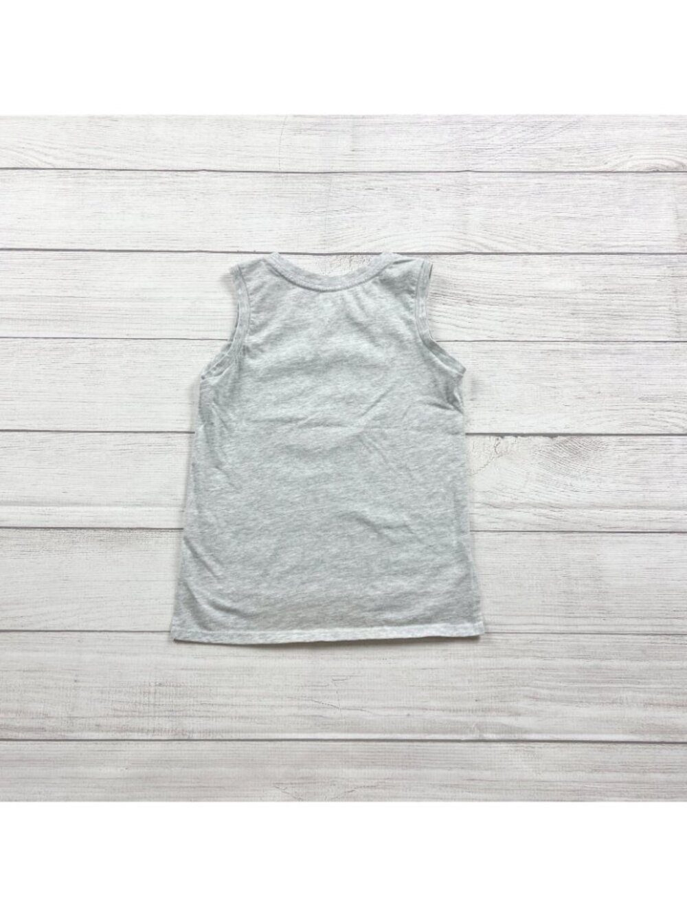 Athletic Works Girls Graphic Tank Top "Work Hard Play Hard" Gray S 6-6X - Picture 3 of 3